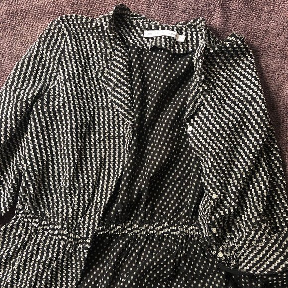 & Other Stories Black and White Pattern Blouse - Picture 7 of 11